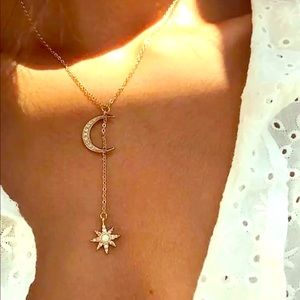 Star & moon necklace